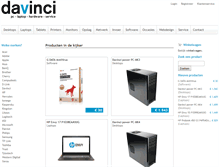 Tablet Screenshot of davinci-ict.be